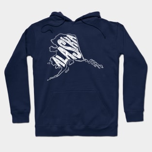 Alaska (White Graphic) Hoodie